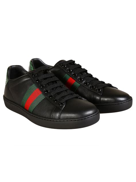 black and grey gucci sneakers|Gucci sneakers women sale clearance.